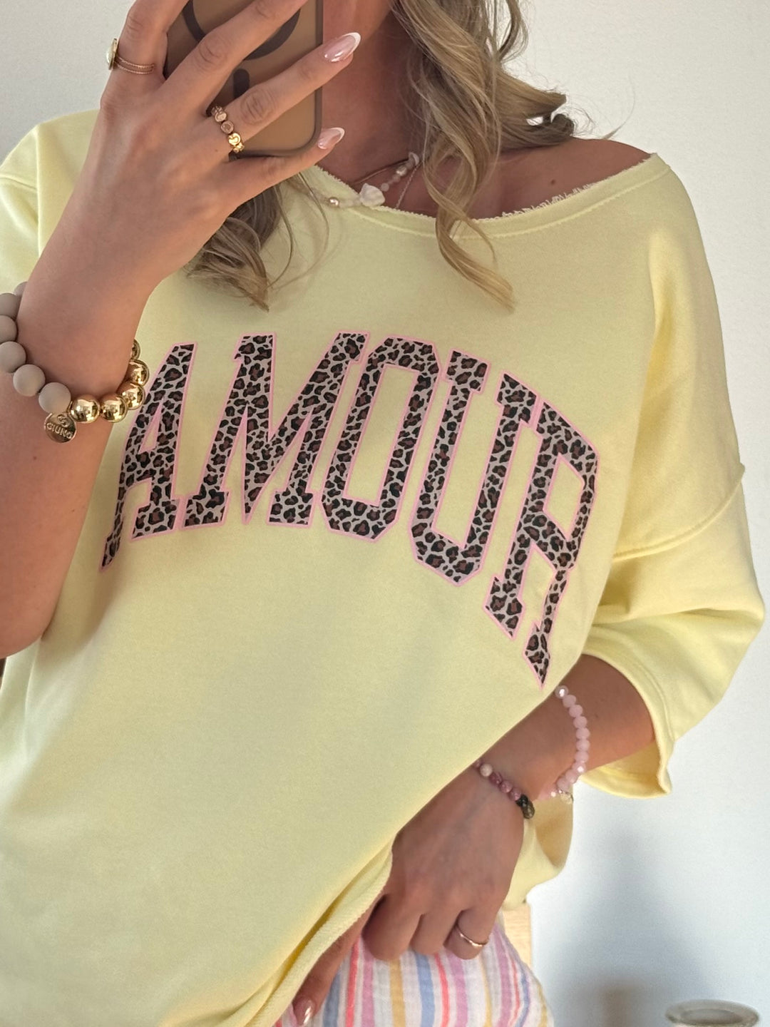 Shirt Amour - Gelb