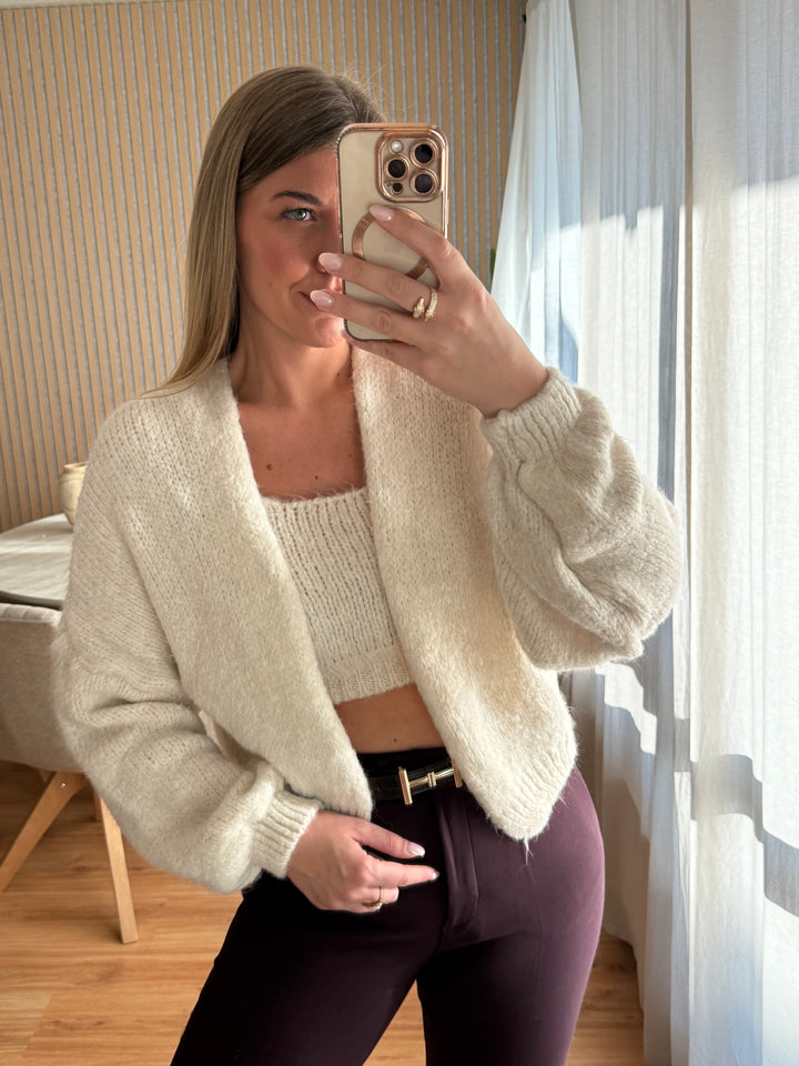 Strick Set Wolke - Creme