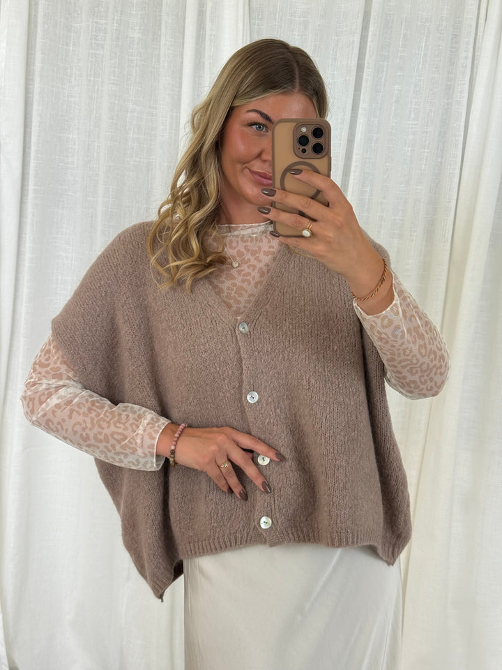Pullunder Wolke - Taupe