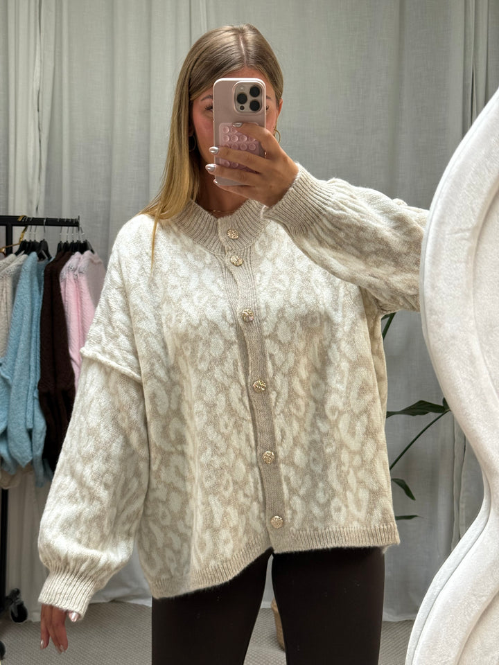 Cardigan Creme Leo