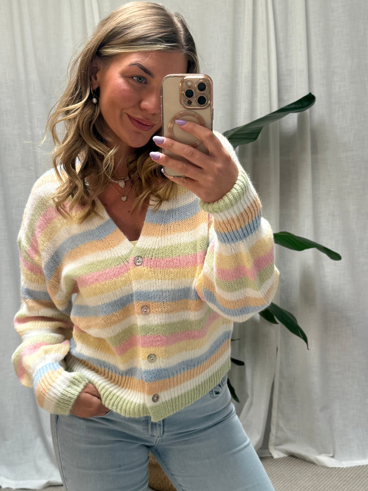 Strickjacke Rainbow