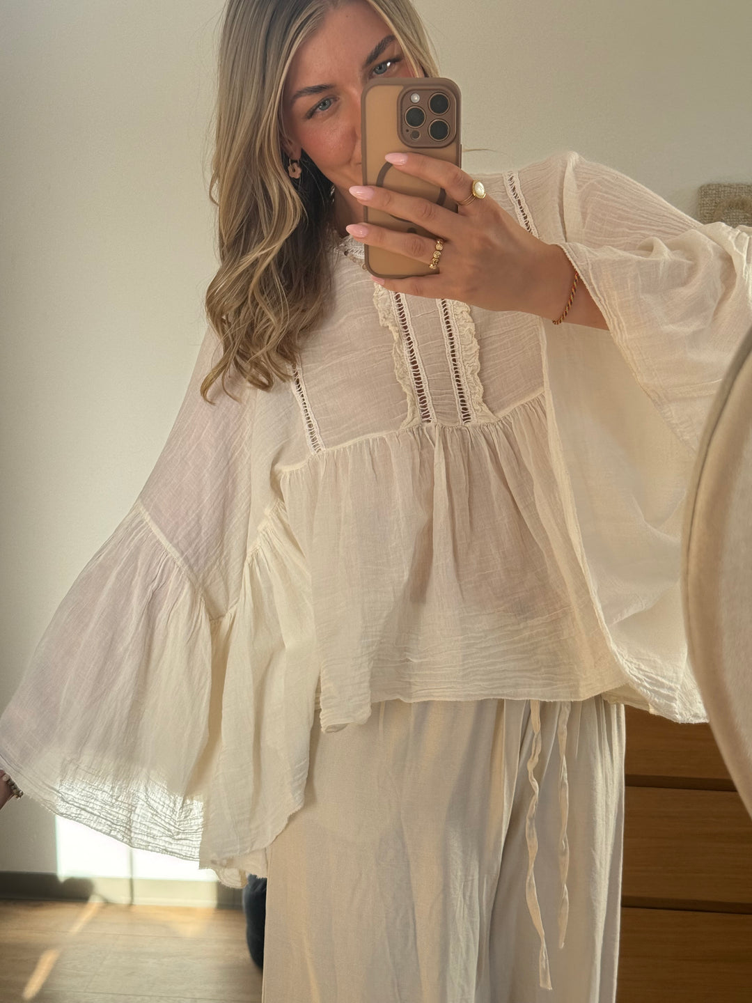 Boho Bluse - Beige