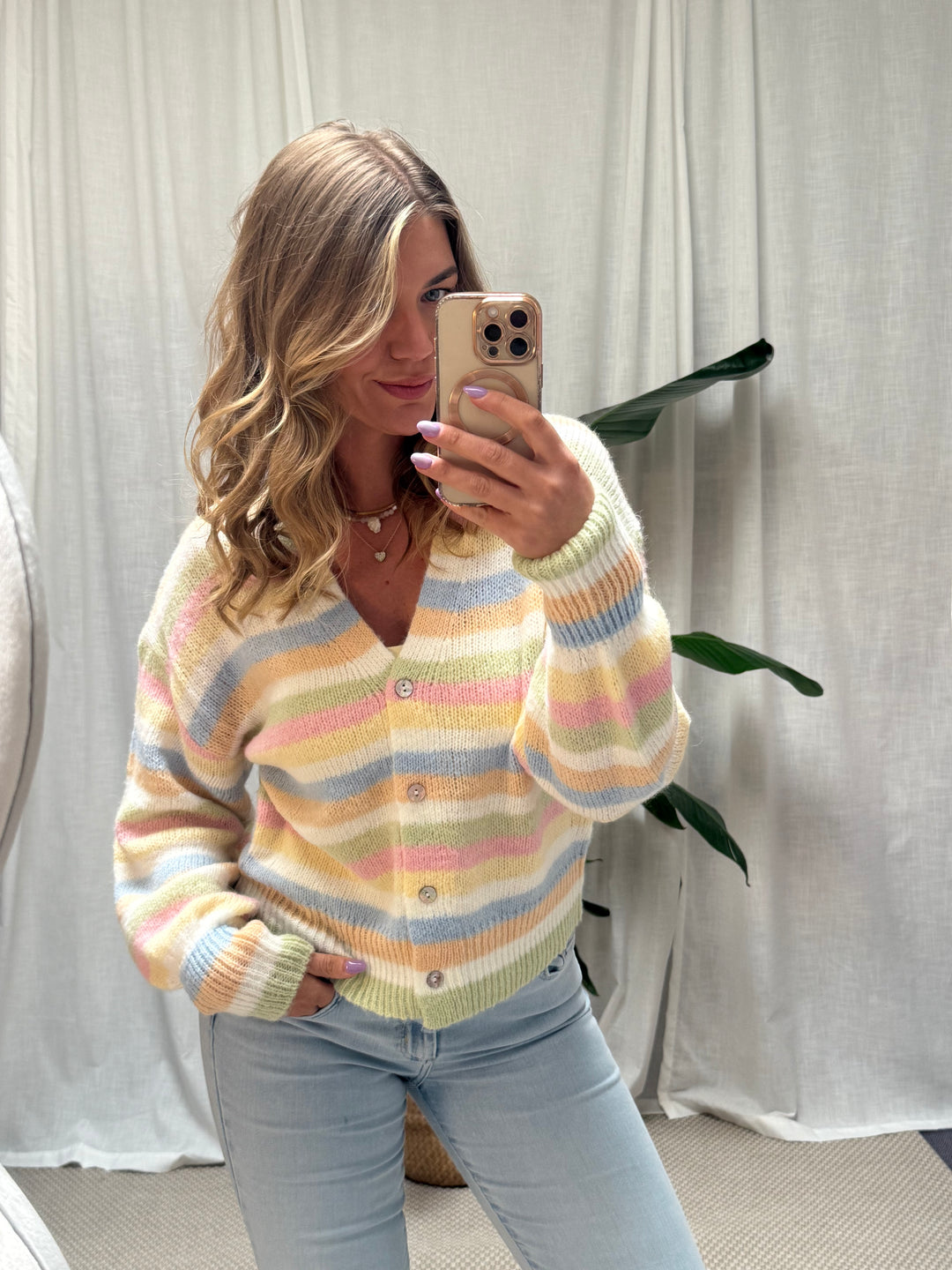 Strickjacke Rainbow
