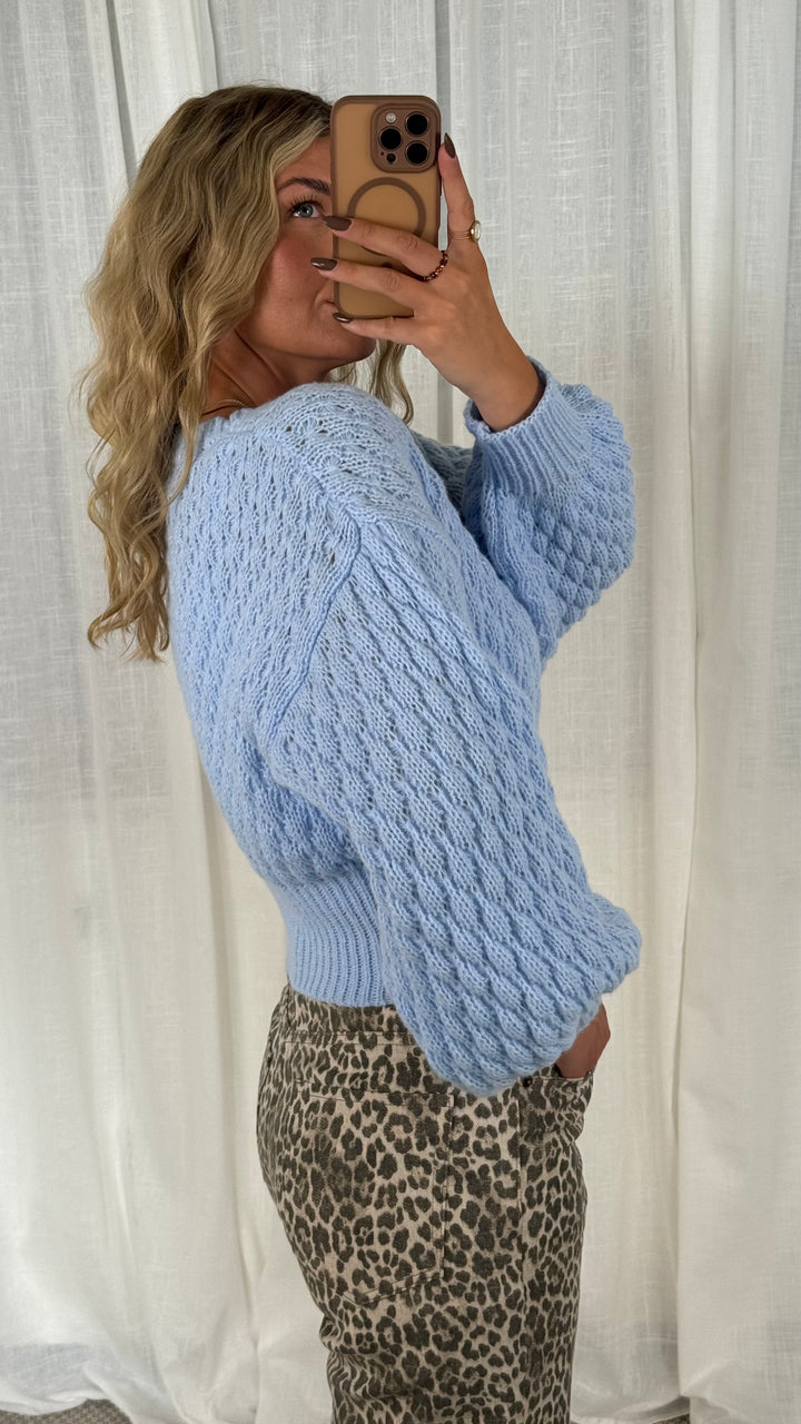 Pullover Pastell - Himmelblau