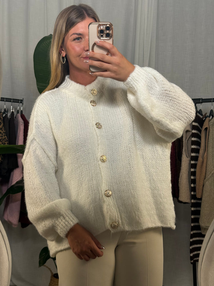 Strickcardigan Mala - Weiß