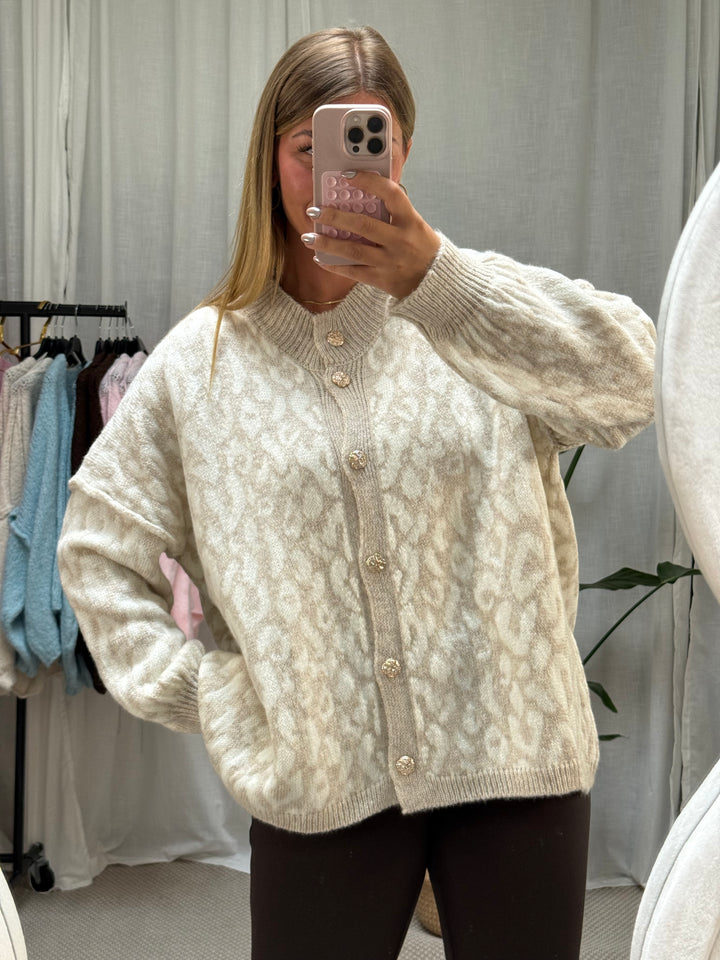 Cardigan Creme Leo