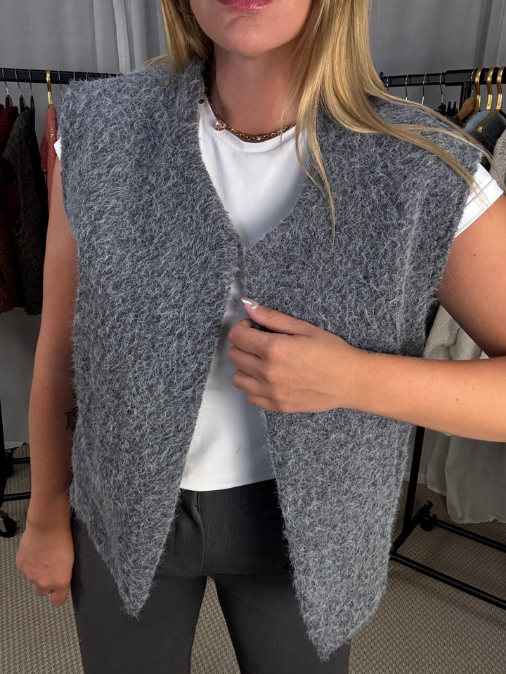 Wollweste Classy - Grau