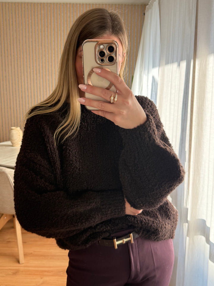 Pullover Bouclé - Espresso