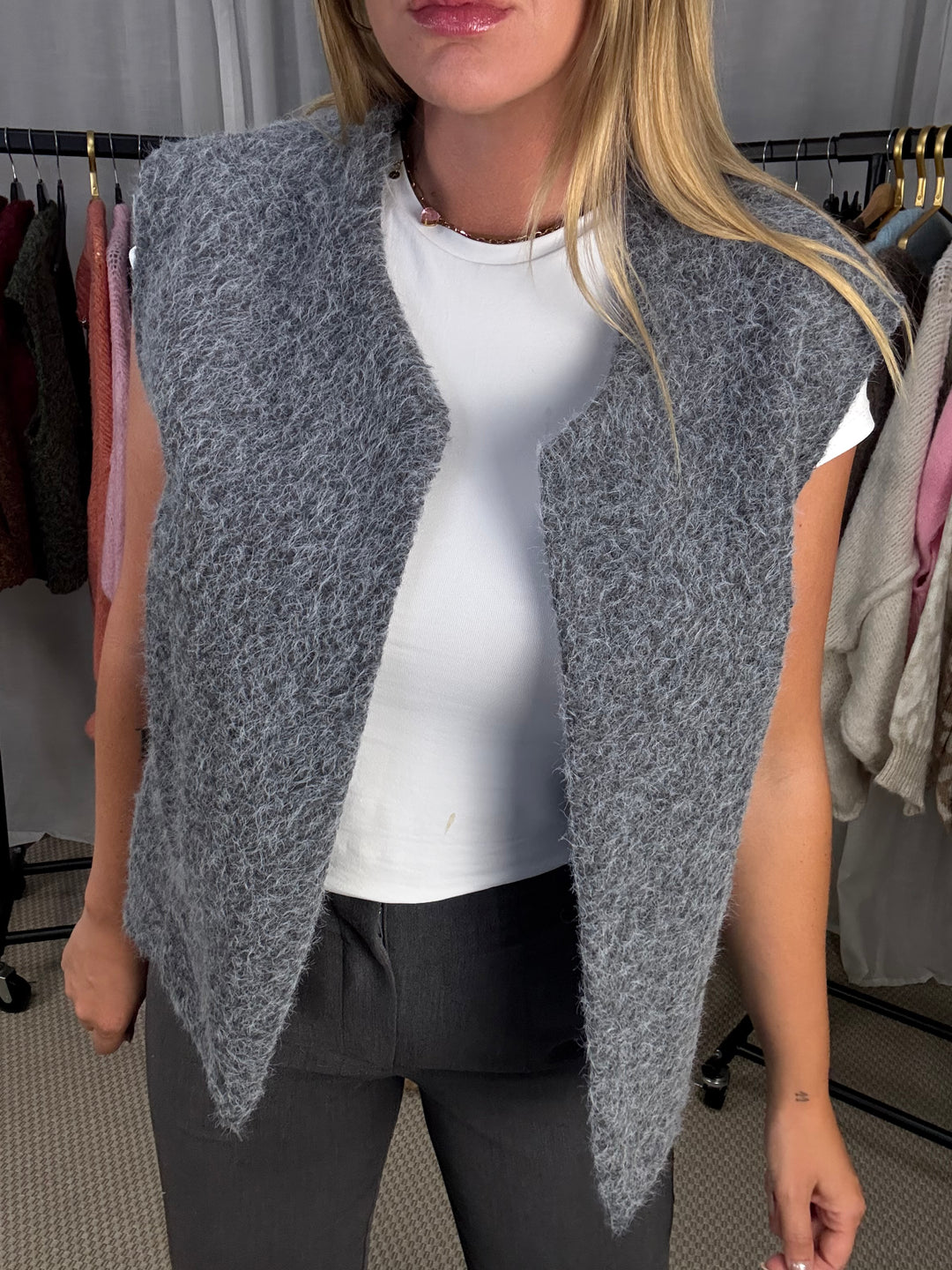 Wollweste Classy - Grau