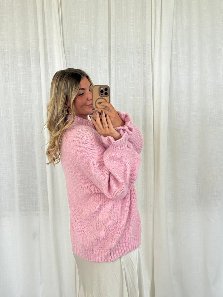 Cardigan Volantlove- Rosa