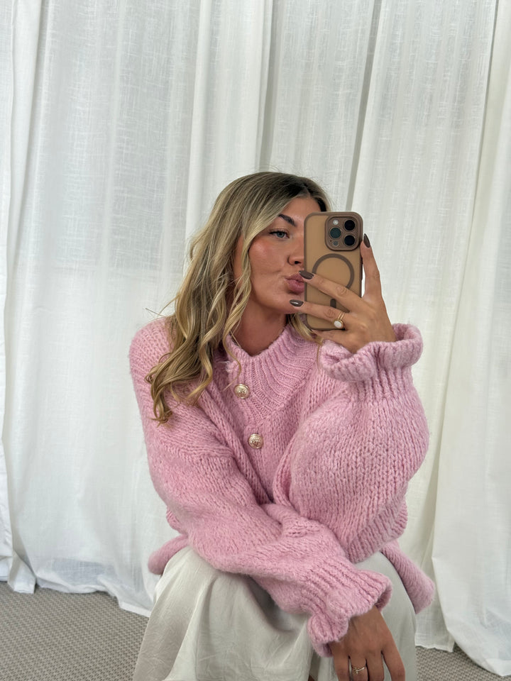 Cardigan Volantlove- Rosa