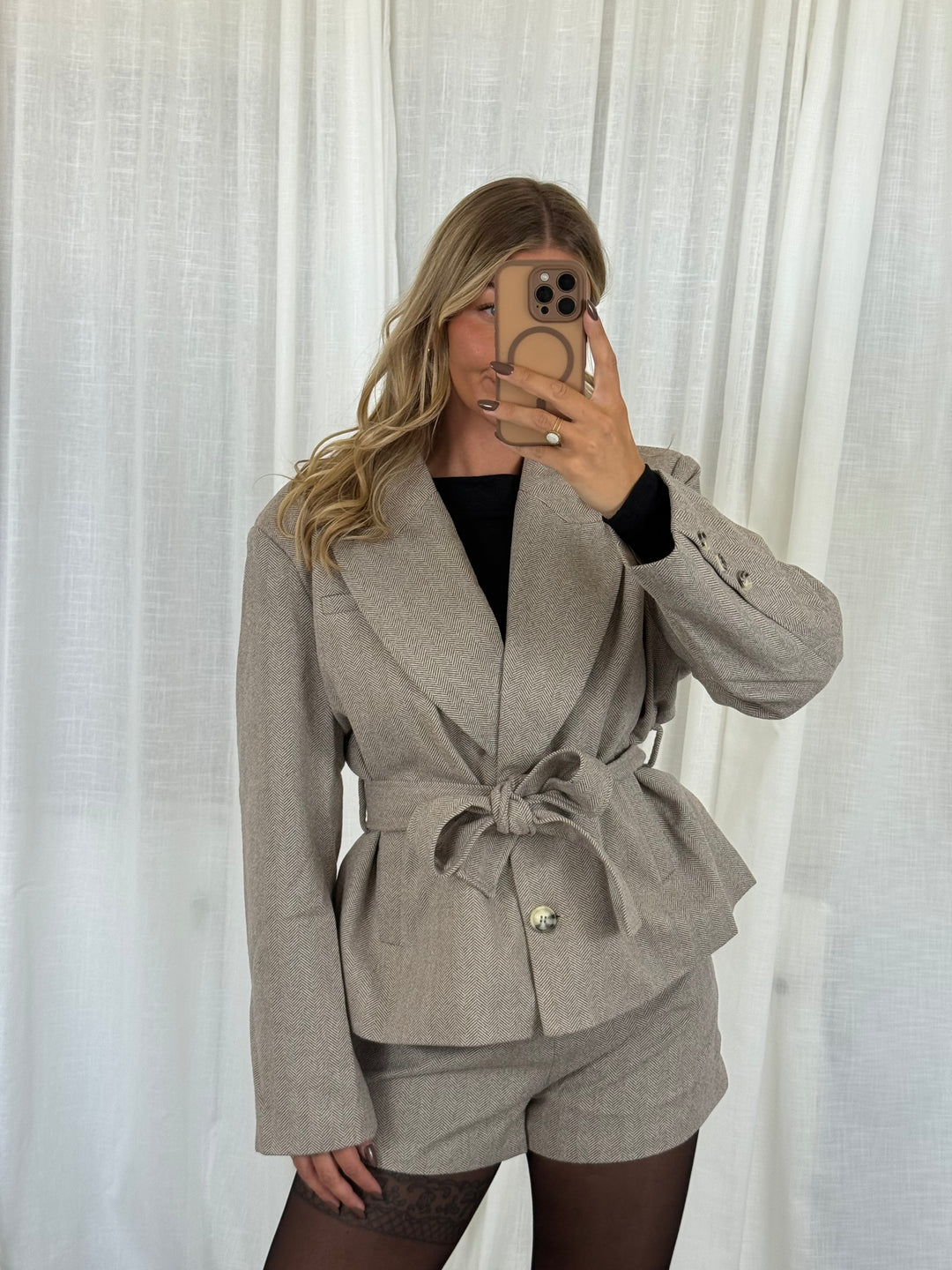 Blazer Jacke Classic - Taupe