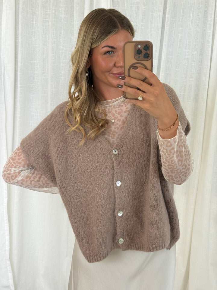 Pullunder Wolke - Taupe