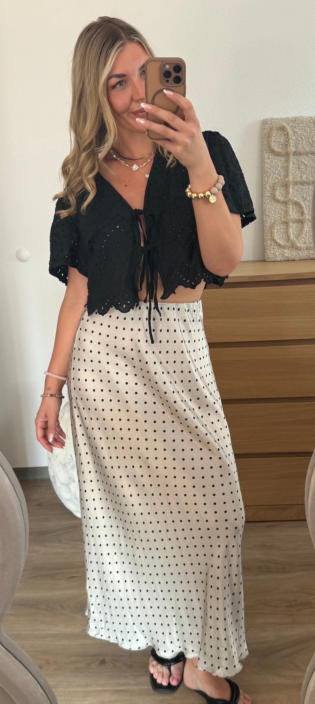 Satin Rock Tall - Polka Dot