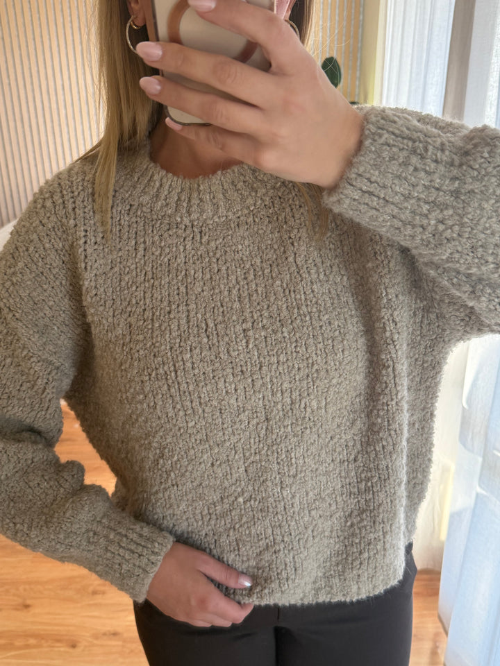 Pullover Bouclé - Ecru