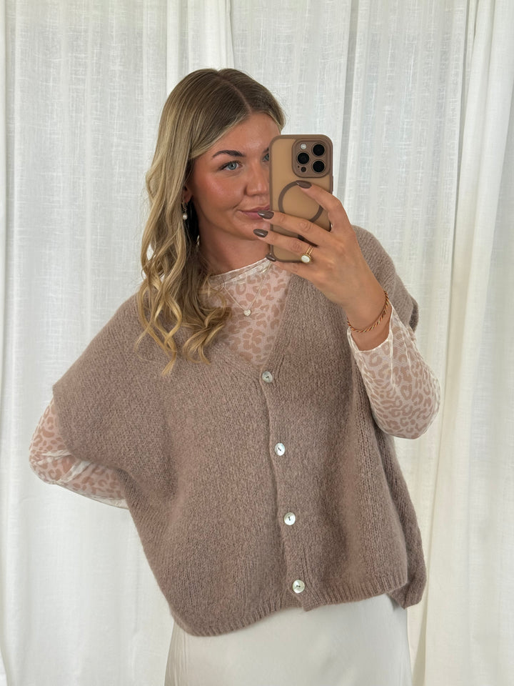 Pullunder Wolke - Taupe