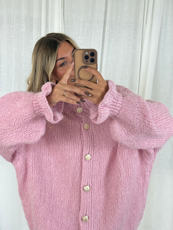 Cardigan Volantlove- Rosa