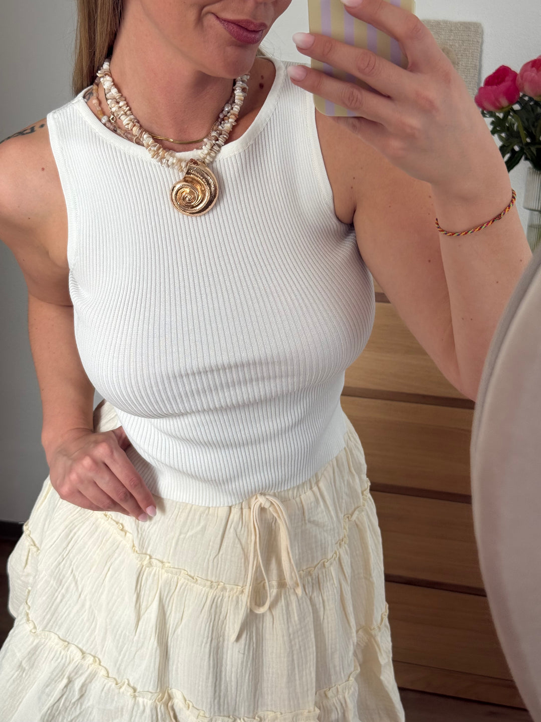 BASIC TOP - WEIß