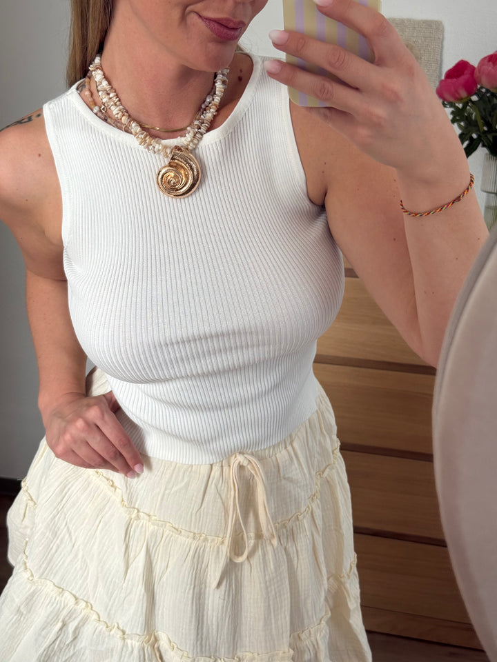 BASIC TOP - WEIß