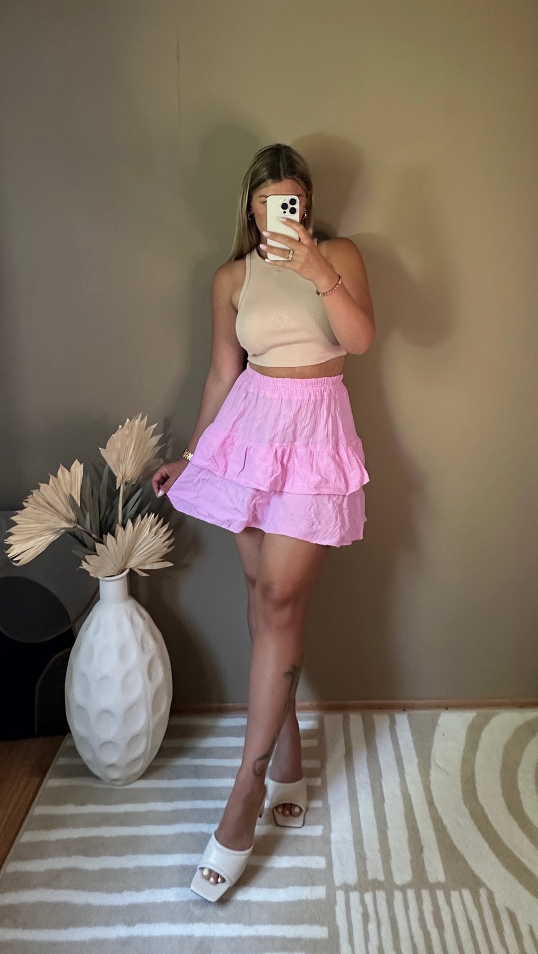 Musselin Rock Nella - Candypink