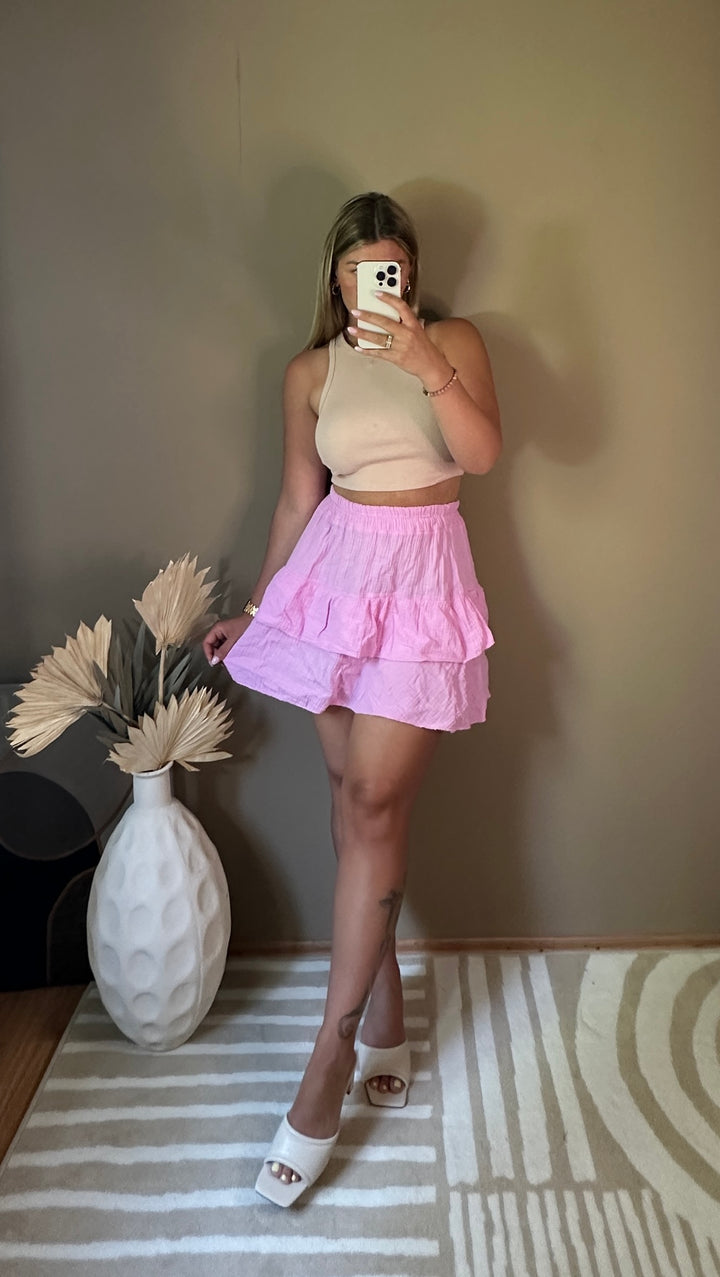 Musselin Rock Nella - Candypink