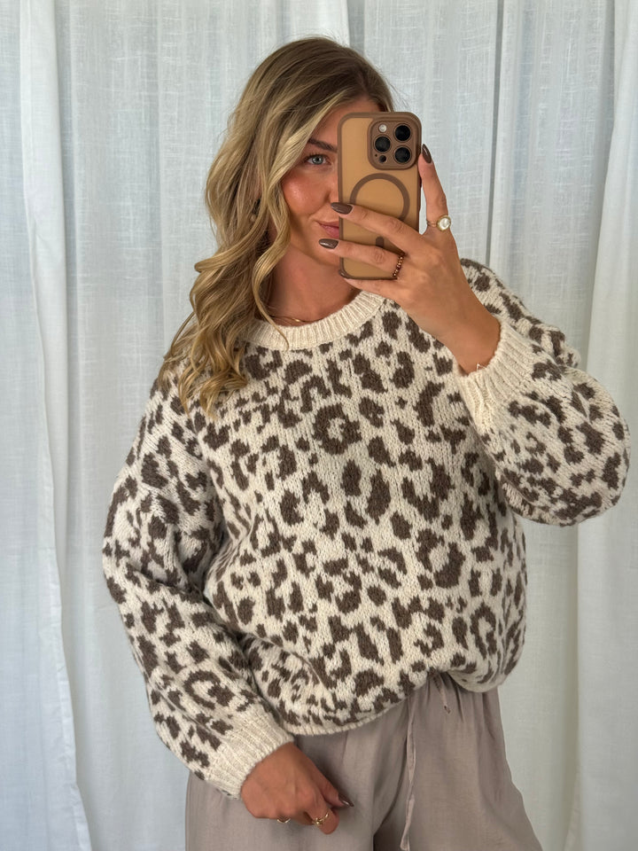Leo Strick Pullover - Taupe