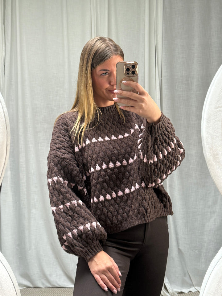 Pullover Cozy - Braun