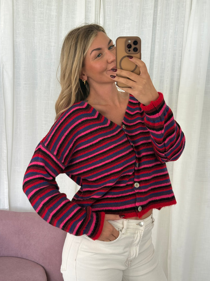 Strickjacke Streifenliebe