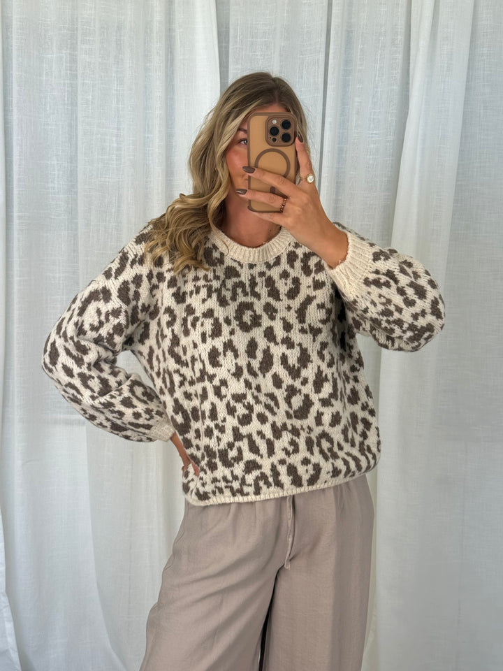 Leo Strick Pullover - Taupe
