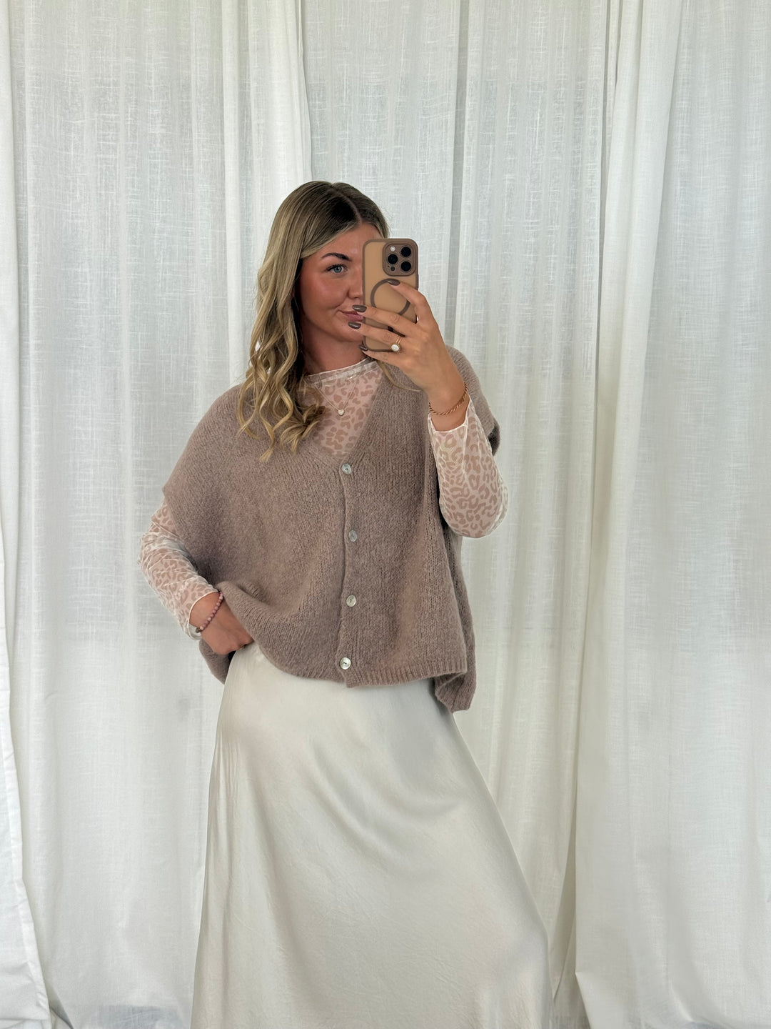 Pullunder Wolke - Taupe
