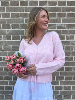 Strickjacke Cutie - Rosa