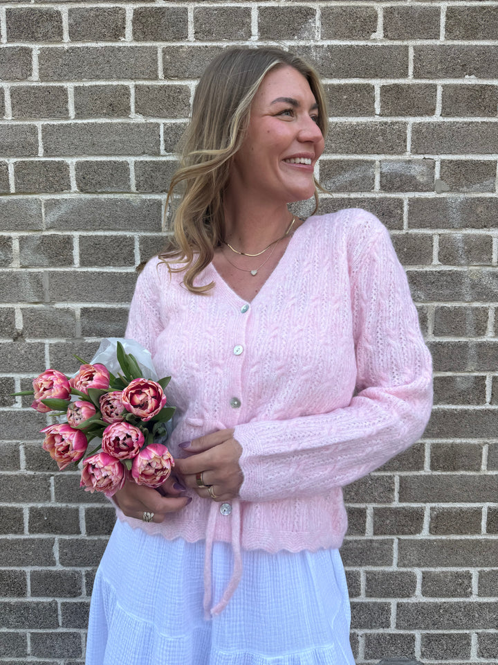 Strickjacke Cutie - Rosa
