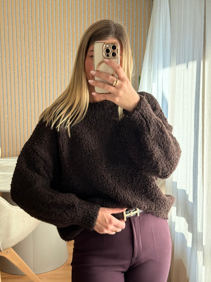 Pullover Bouclé - Espresso