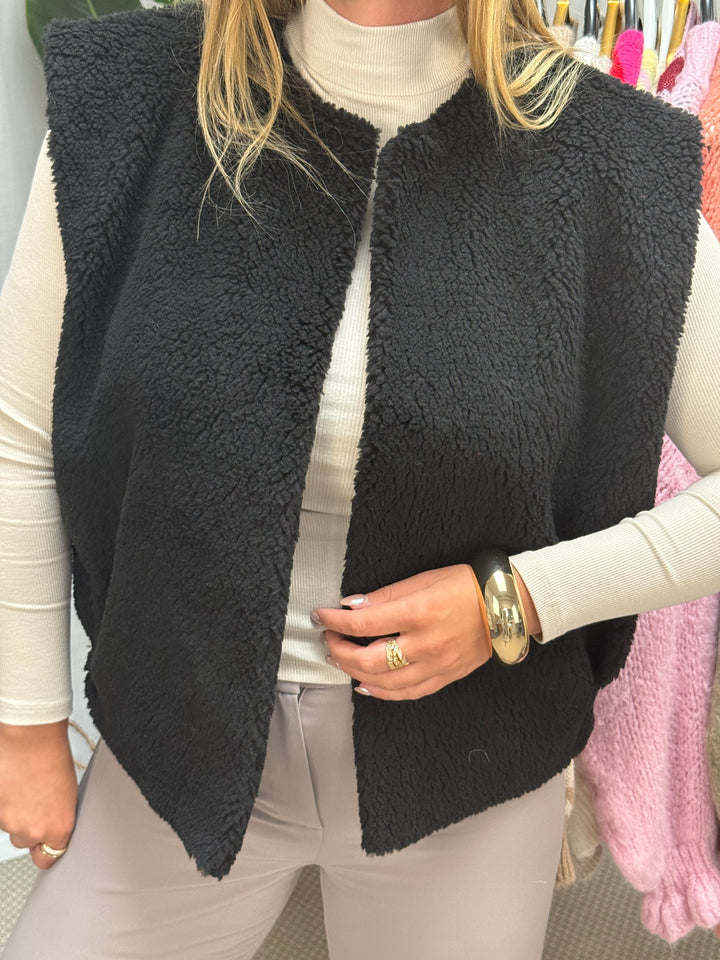 Teddy Weste - Schwarz