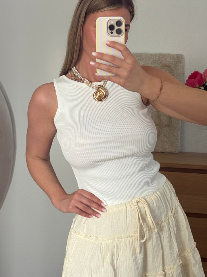 BASIC TOP - WEIß