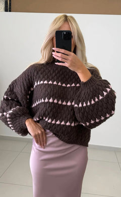 Pullover Cozy - Braun