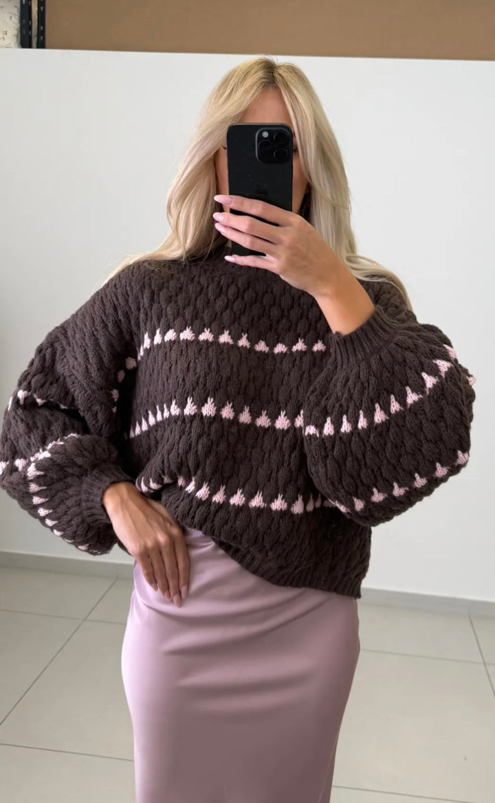 Pullover Cozy - Braun