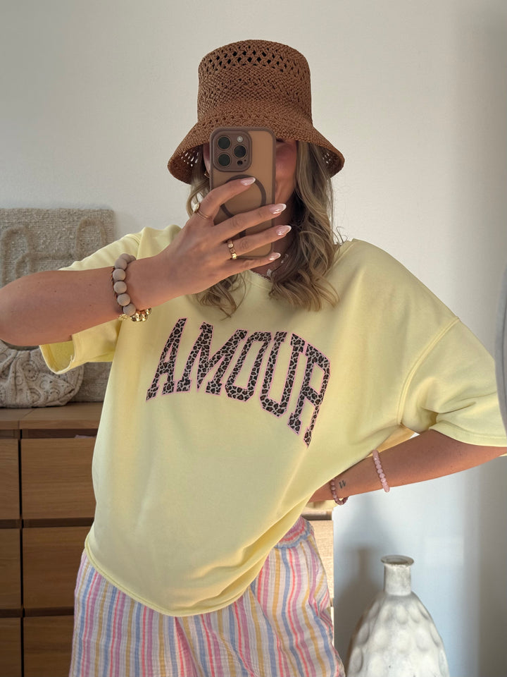Shirt Amour - Gelb