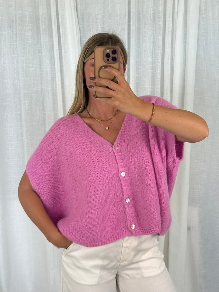 Pullunder Wolke - Pink