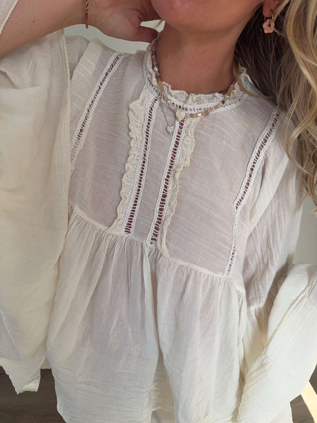 Boho Bluse - Beige