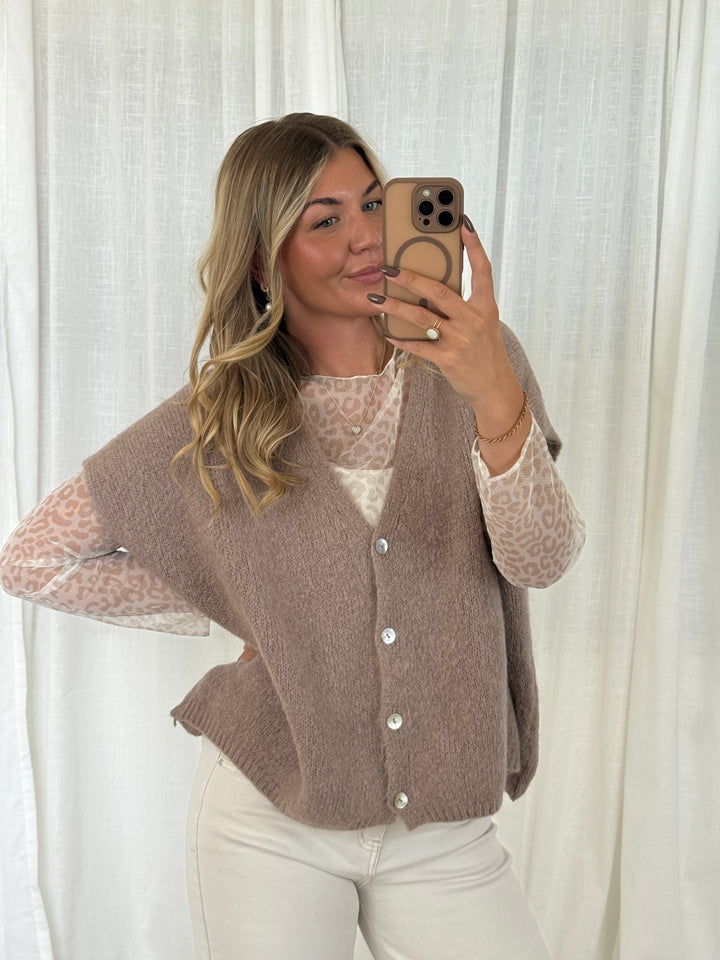 Pullunder Wolke - Taupe