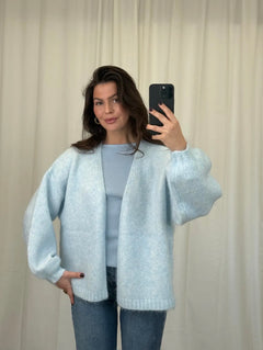 Cardigan Flausch - Blau