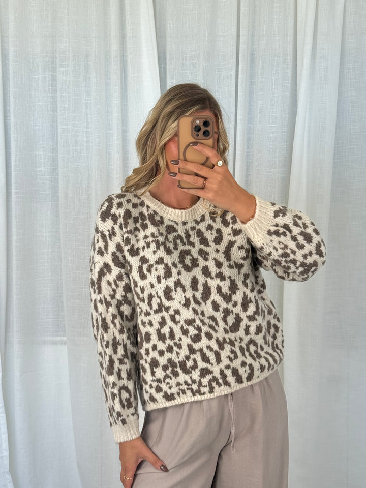 Leo Strick Pullover - Taupe