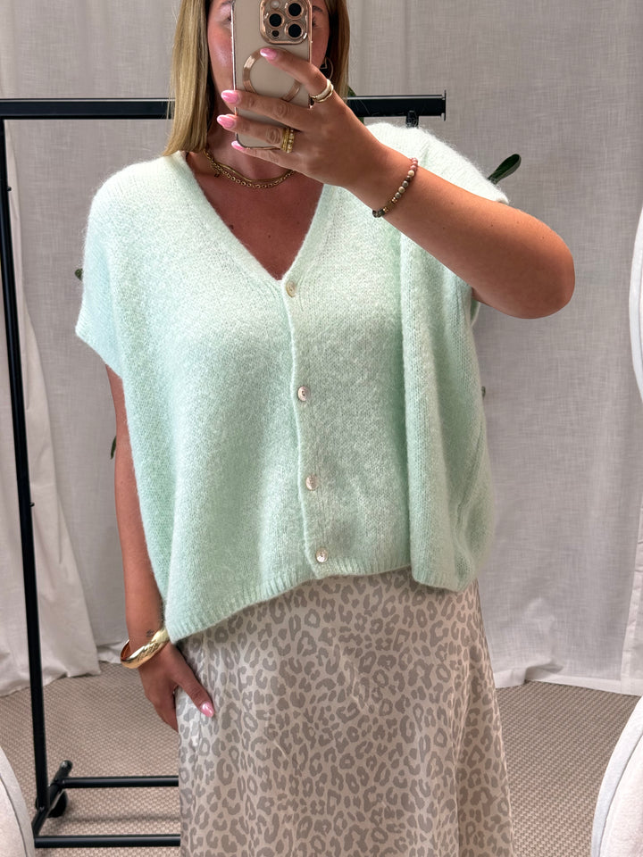 Pullunder Wolke - Mint