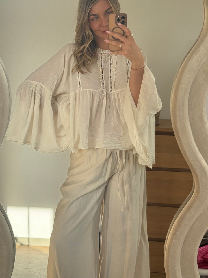 Boho Bluse - Beige