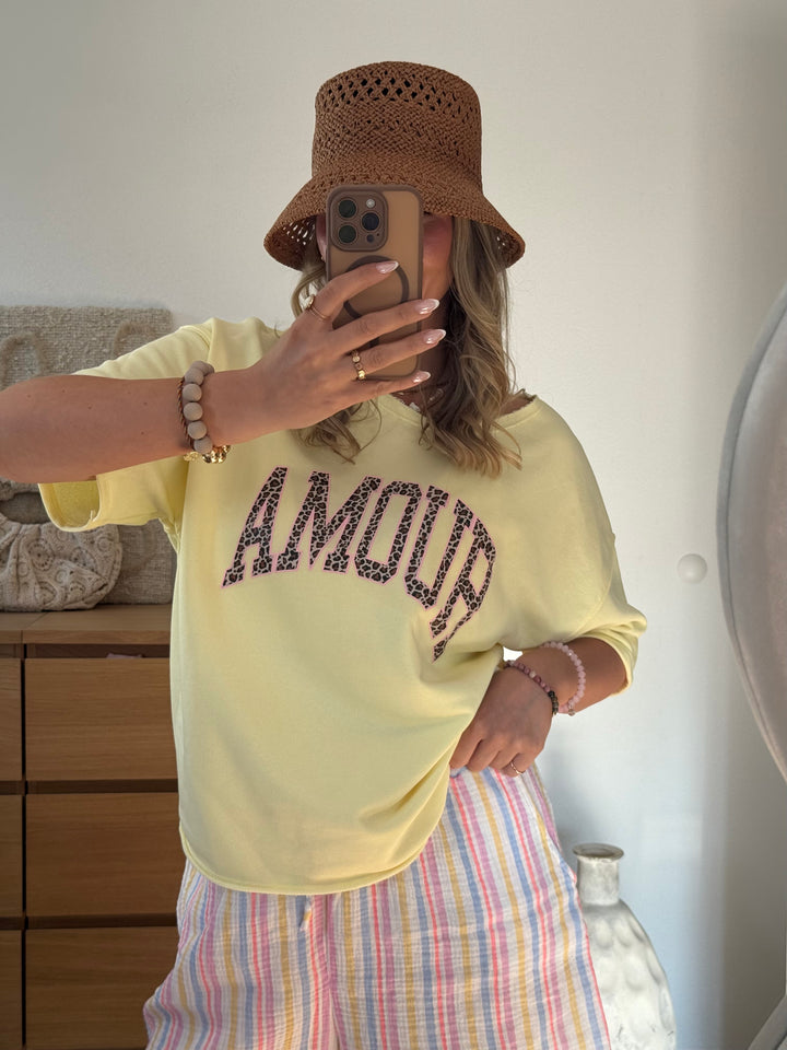 Shirt Amour - Gelb