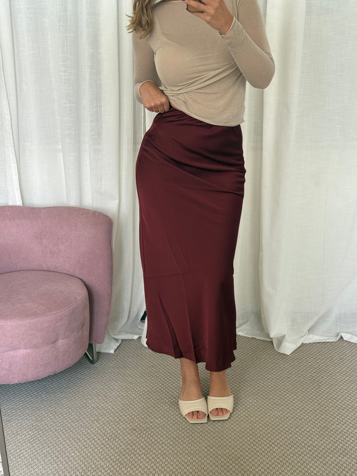 Rock Satinoptik - Burgundy