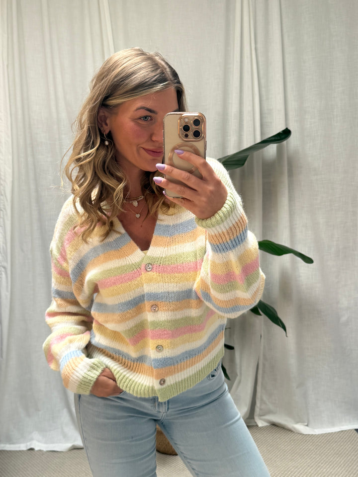 Strickjacke Rainbow