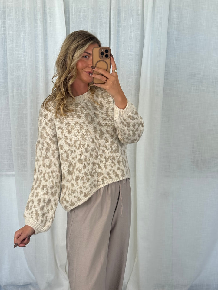 Leo Strick Pullover - Beige