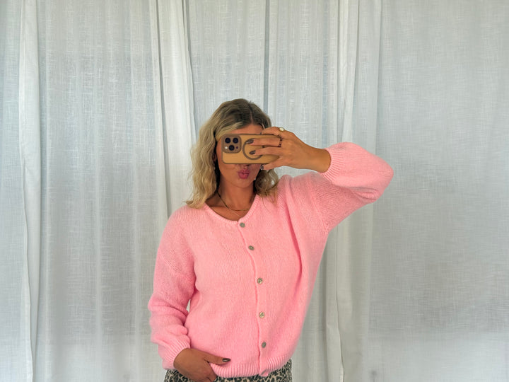 Cardigan - Candypink